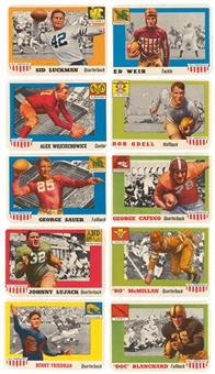 1955 Topps All-American Football "Cut Corners" Partial Set (41/100)